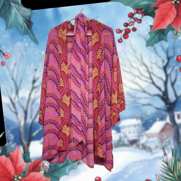 LINGERIE Multi Color ROBE - Picture 2 of 9